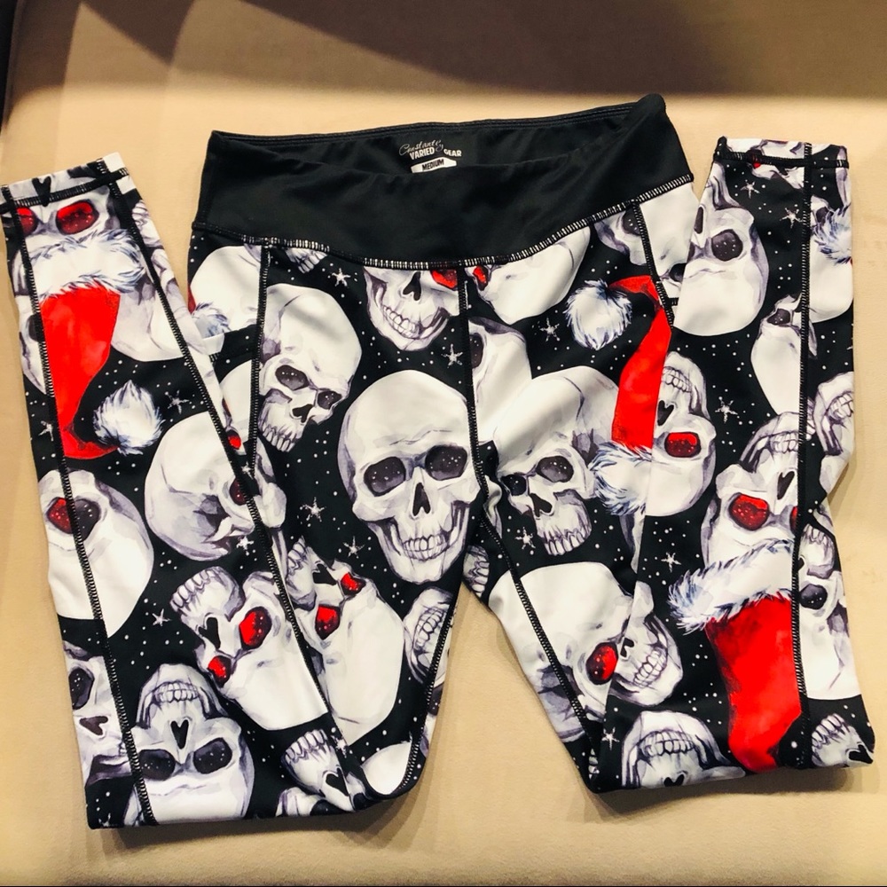CVG Santa Skull full leggings medium